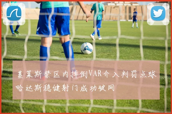 基莱斯禁区内摔倒VAR介入判罚点球哈达斯稳健射门成功破网